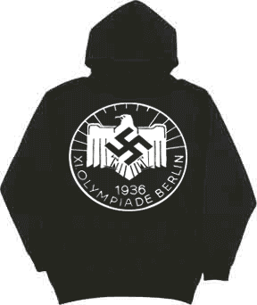 1936 Berlin Hoodie (with Swastika)