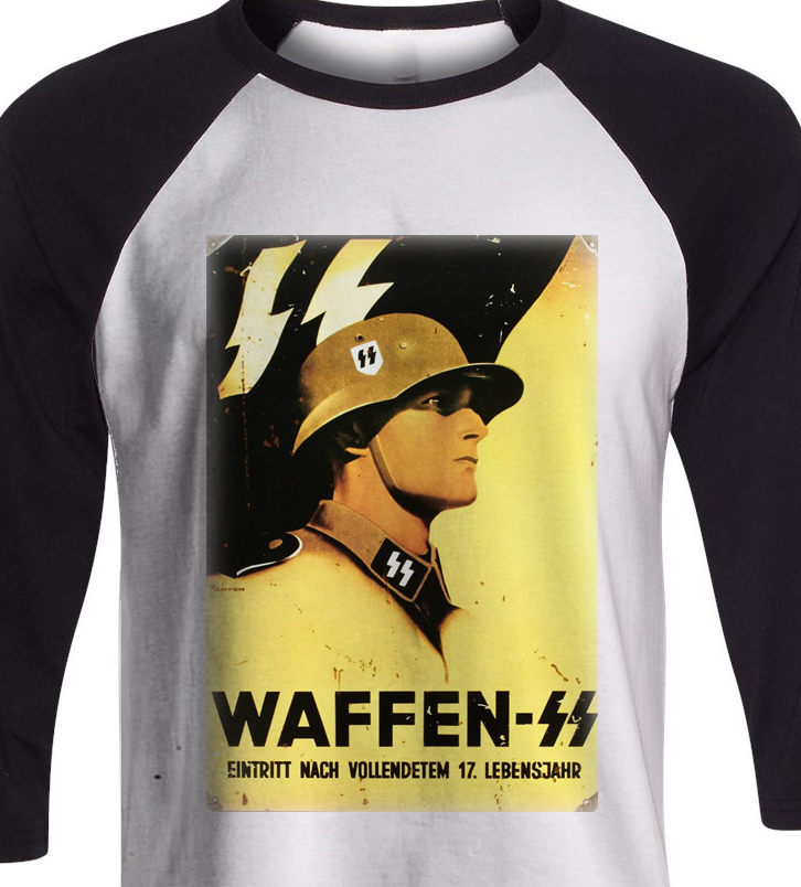 Waffen SS Nederland poster baseball shirt