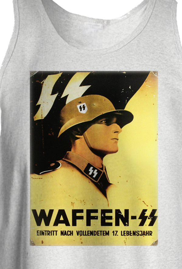 Waffen SS Nederland poster tank top