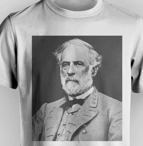 Robert E. Lee portrait shirt