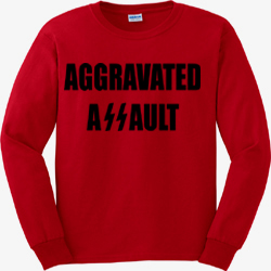 Aggravated Assault long sleeve (black ink)
