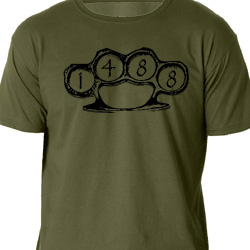 Brass Knuckles 1488 t-shirt (black ink)