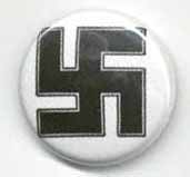 Black Swastika Button