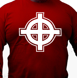 Celtic Cross long sleeved shirt