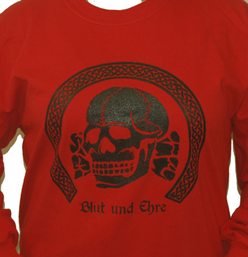 Celtic Totenkopf Blut and Ehre Longsleeve shirt