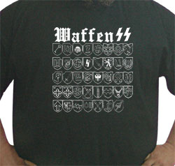 Divisions of the Waffen SS t-shirt