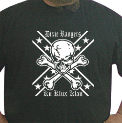 Dixie Rangers KKK t-shirt