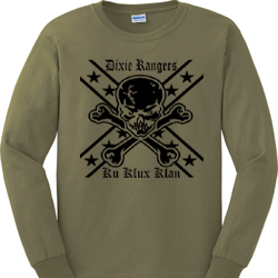 Dixie Rangers KKK long sleeve (black ink)
