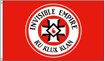Invisible Empire KKK flag