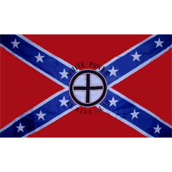 Rebel KKK White Power Flag