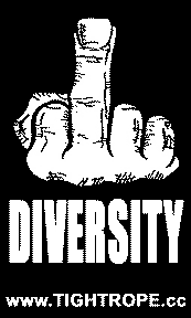 20 Fuck Diversity stickers