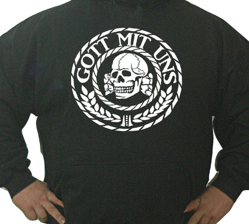 Gott Mit Uns (Totenkopf) hoodie