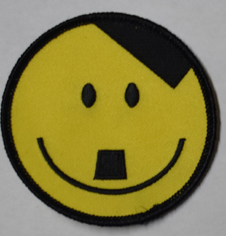 Hitler Smiley patch