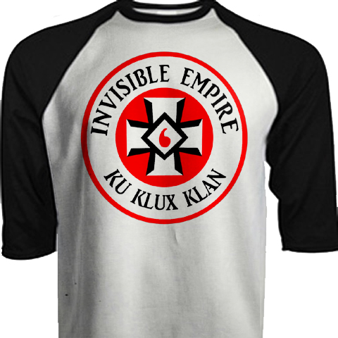 Invisible Empire KKK baseball shirt (2 color)