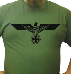 Iron Eagle Iron Cross t-shirt (black ink)