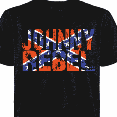 Johnny Rebel Flag  t-shirt