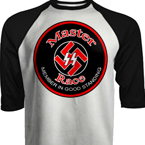 Master Race baseball shirt