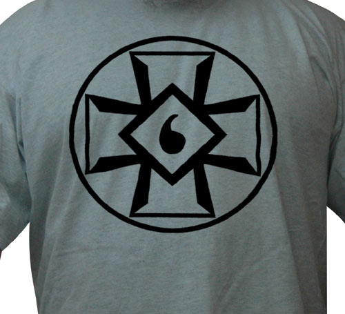 MIOAK Blood Drop t-shirt (black ink)