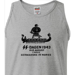 Norwegian SS Recruiting Poster tank top (black ink)
