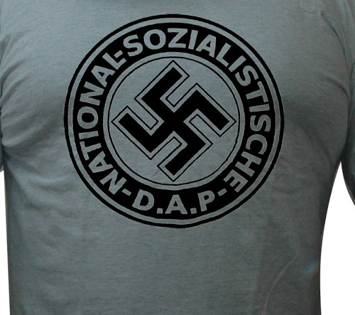 NSDAP Nazi long sleeved shirt (black ink)