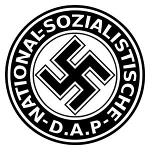 NSDAP Nazi Party vinyl sticker