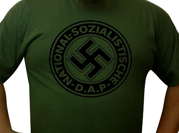 NSDAP Nazi t-shirt (black ink)