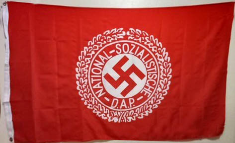 NSDAP Flag-Red/White
