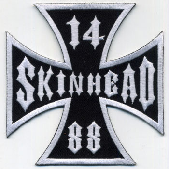 Iron Cross Skinhead 1488 patch