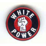 White Power Pin