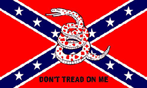 Rebel Don\'t Tread On Me flag
