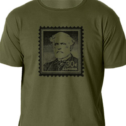 General Lee postage stamp t-shirt