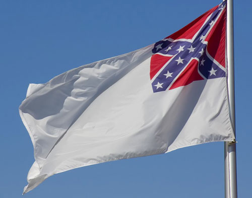 Second Confederate national flag