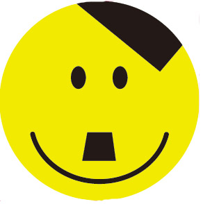 Hitler Smiley vinyl sticker