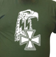 SS Eagle Head t-shirt (white ink)