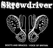 20 Skrewdriver Boots and Braces stickers