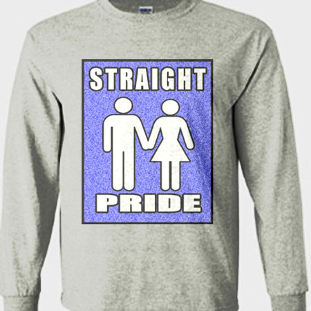 Straight Pride long sleeved shirt