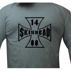 Iron Cross Skinhead 1488 long sleeve (black ink)