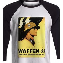 Waffen SS Nederland poster baseball shirt