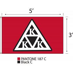 Ku Klux Klan (KKK) Triangle flag