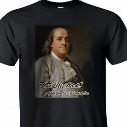 Benjamin Franklin 3-G shirt