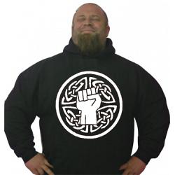 Celtic Knot White Fist hoodie
