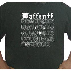 Divisions of the Waffen SS t-shirt