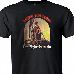 Bound for Glory \'The Fight Goes On\' 3-G shirt