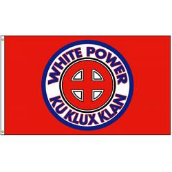 White Power Celtic Cross Ku Klux Klan flag
