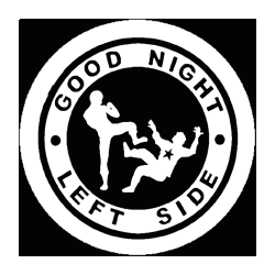 20 Good Night Left Side stickers