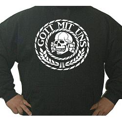 Gott Mit Uns (Totenkopf) hoodie