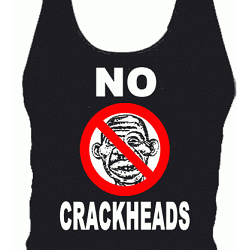 No Crackheads tank top