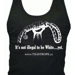 Not Illegal To Be White tank top