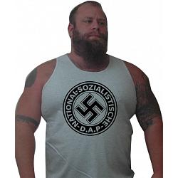 NSDAP Nazi tank top (black ink)