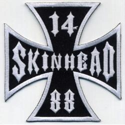 Iron Cross Skinhead 1488 patch